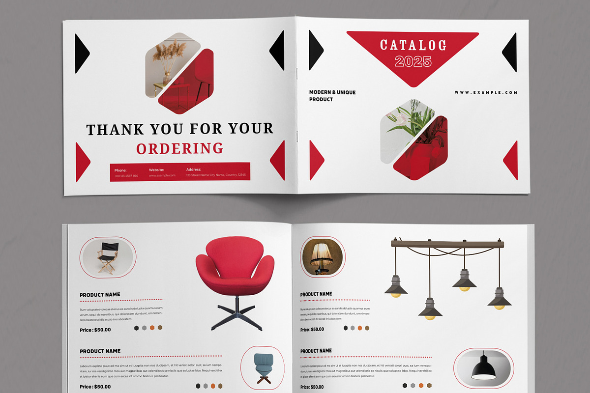 Product Catalog Template Layout, a Brochure Template by ContestDesign (Photo 2 of 5)