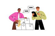 Business people working concept set, a Person Illustration by PaperTrident (Thumbnail 2 of 13)