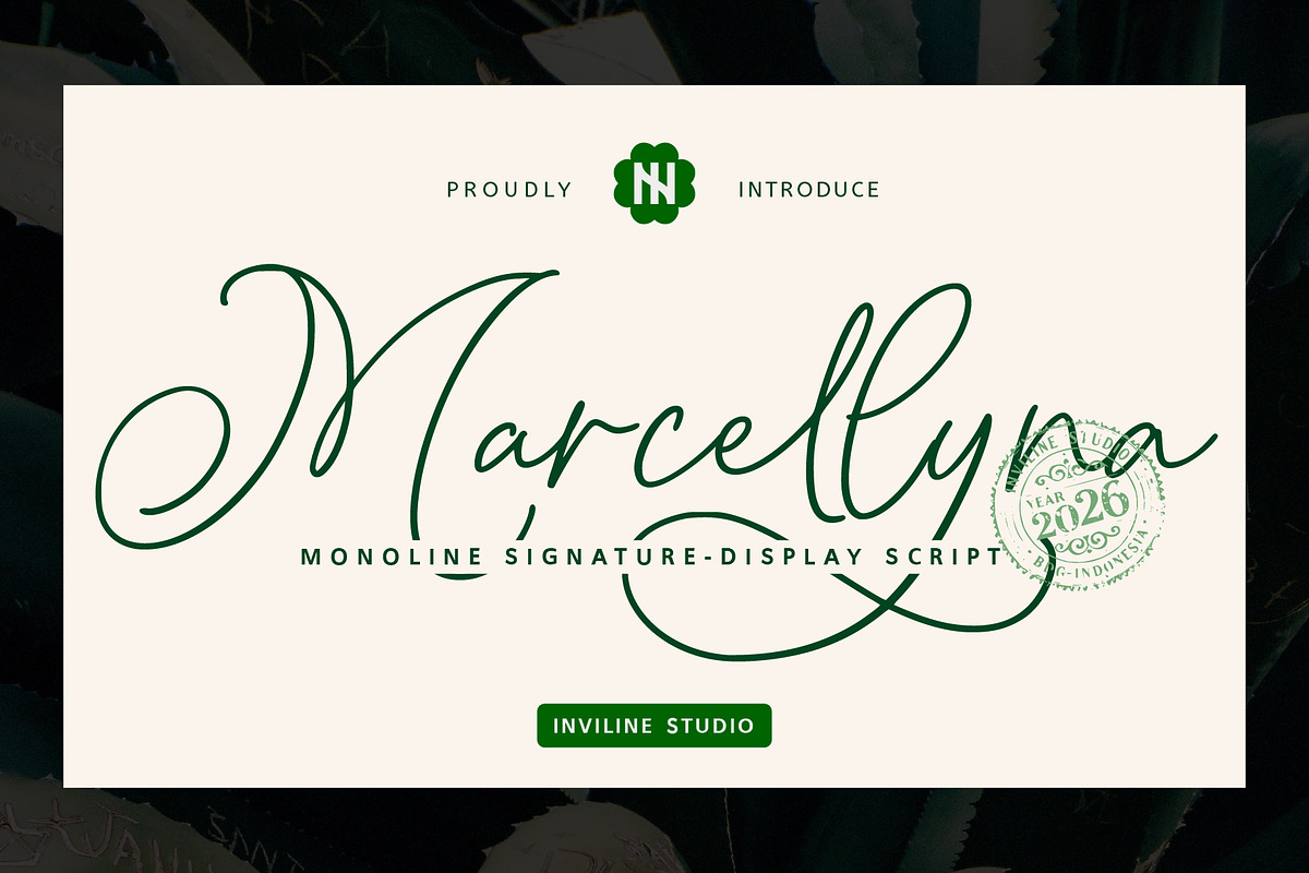 Marcellyna - Soft Luxury Script, a Script Font by Inviline.co (Photo 1 of 12)
