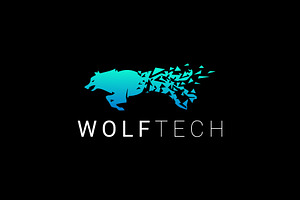 Wolf Logo, a Branding & Logo Template by Hussnain Graphics