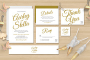 Simple Wedding Invitation Set, a Card Template by Aarley Kaiven (Thumbnail 1 of 5)