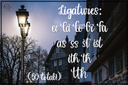Soothing Streetlights - Handlettered, a Script Font by Endless Time Graphics (Thumbnail 2 of 4)