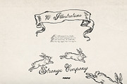 Strange Company Halloween Line Art, a Decorative Illustration by Purple (Thumbnail 7 of 14)