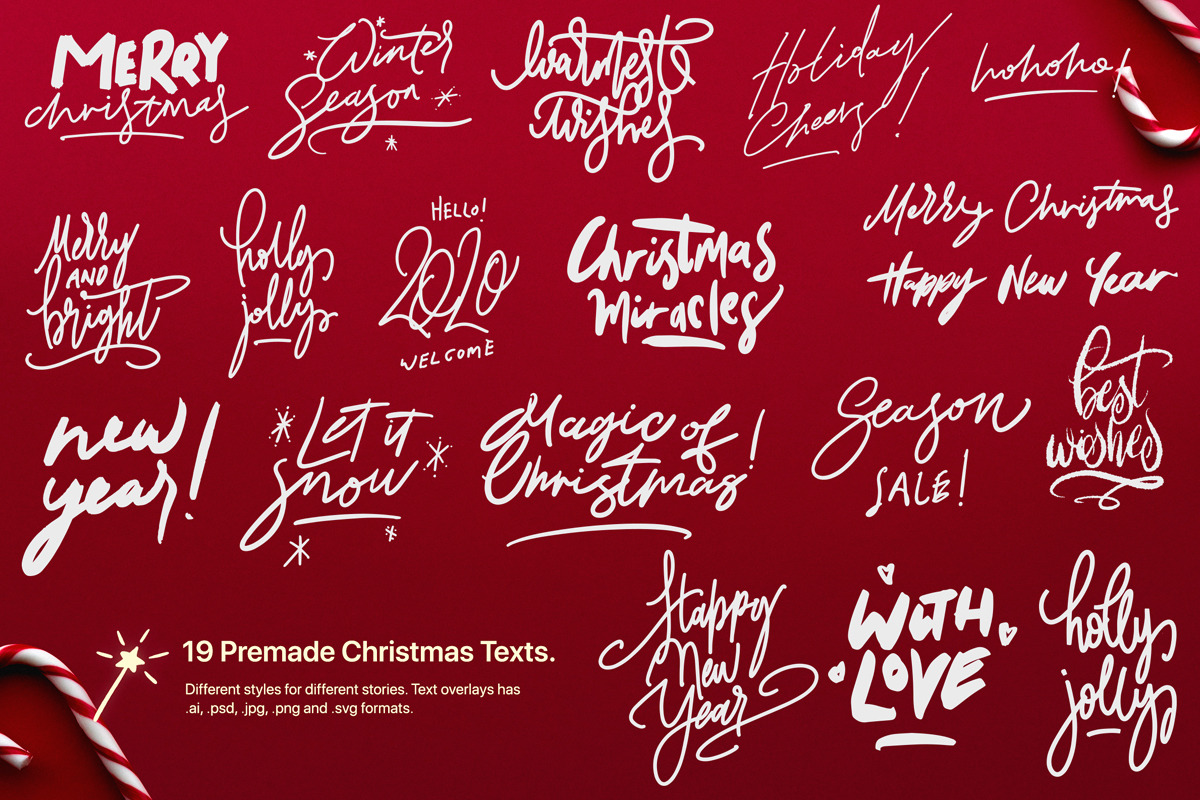Merry Christmas Pack! with Surprises, a Decorative Illustration by Yasir Ekinci (Photo 2 of 12)