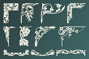 48 Art Nouveau Corners and Frames, a Decorative Illustration by Stanislav Kharchevskyi (Thumbnail 2 of 5)