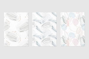 Abstract Watercolour Set Spots