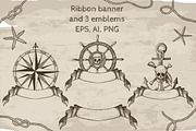 Pirates Vector Clipart Set, a Graphic by Fortuna Venit (Thumbnail 3 of 4)