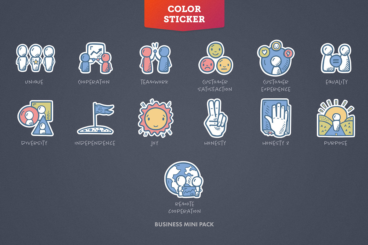 Teams And Values - Business Icons, an Icon by Good Stuff No Nonsense (Photo 11 of 13)