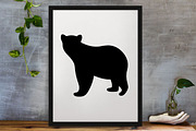 Polar Bear Silhouette SVG, an Animal Illustration by newminddesign (Thumbnail 3 of 3)