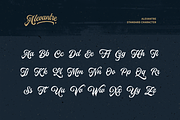 Alevantre, a Script Font by ilhamtaro (Thumbnail 7 of 11)