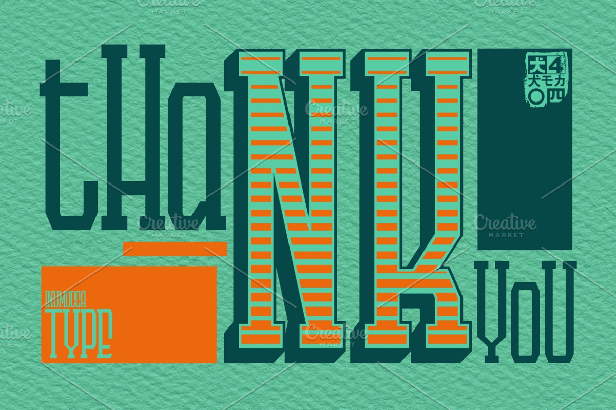 LANDdeuh (Layered font Family) preview 7