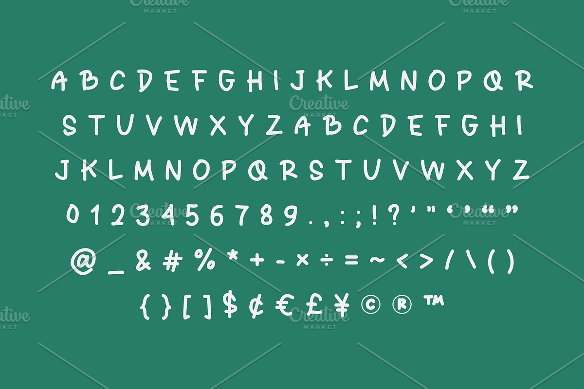 Kira - Handwritten Font, a Handwritten Font by Kreatif Supply (Photo 2 of 6)