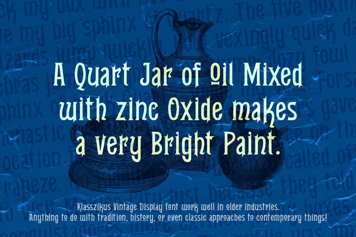 Klasszikus Vintage Font, a Font by RMPL.std (Photo 3 of 6)