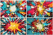 24 Pop Art Comic Backgrounds, a Background Graphic by HipFonts (Thumbnail 6 of 7)