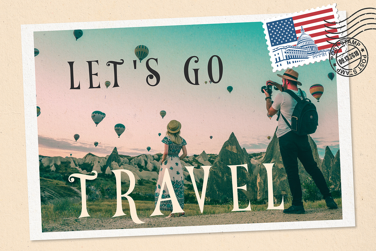 Timeless Tourist - Vintage Ad Type, a Serif Font by HipFonts (Photo 10 of 10)