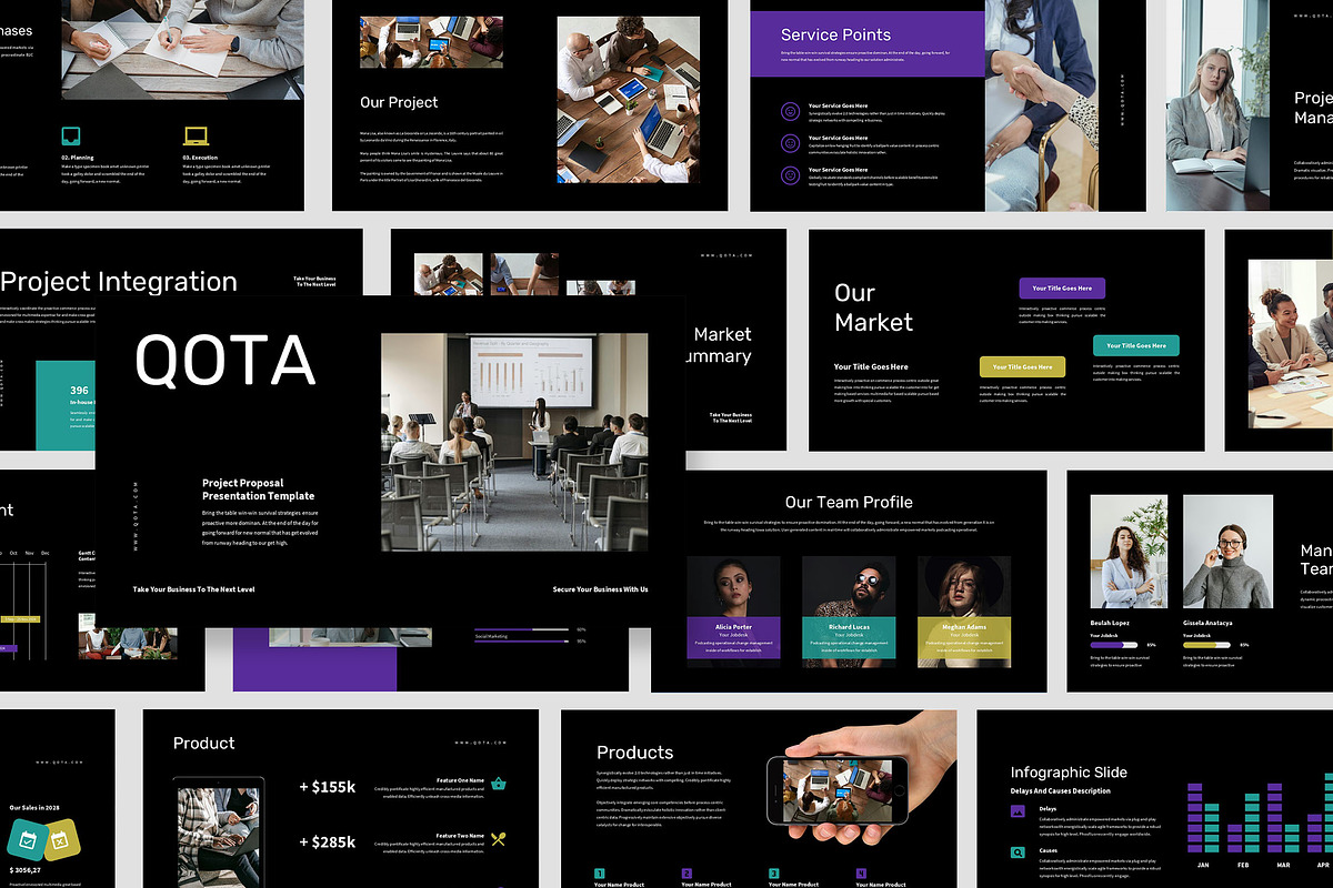 Qota : Project Proposal Keynote, a Presentation Template by Punkl Camp (Photo 1 of 9)