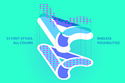 Skrova layered font, a Font by Studio Dot by dot (Thumbnail 4 of 5)