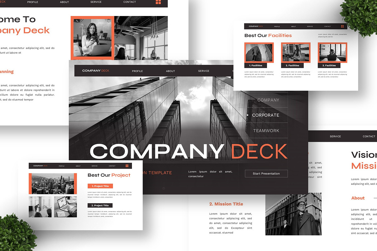 Company Deck - Business GSL, a Presentation Template by Deepslide Studio (Photo 2 of 4)