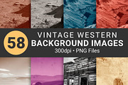 Vintage Western Digital Backgrounds, a Background Graphic by Godserv Designs (Thumbnail 5 of 12)