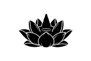 Lotus Flower Silhouette Vector Bundl, an Illustration by Creativeshirt (Thumbnail 34 of 51)
