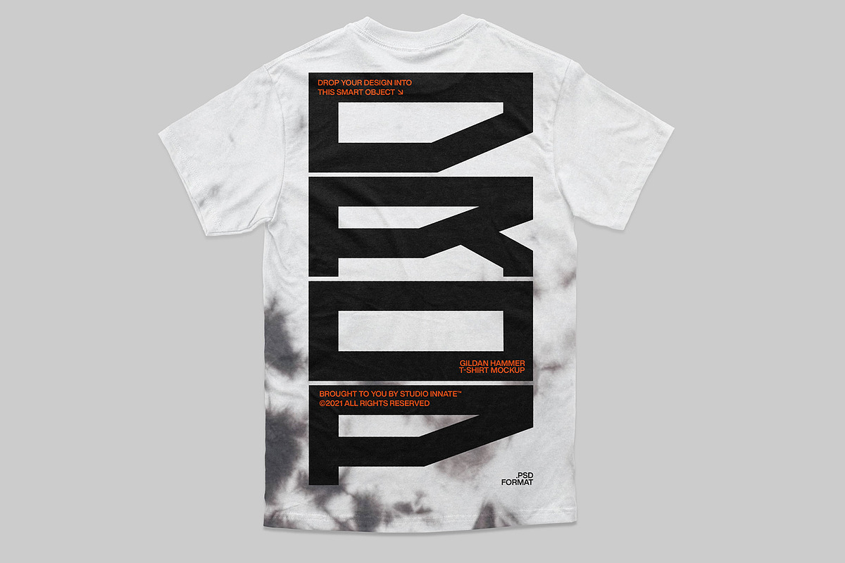 Gildan Hammer T-Shirt Mockup, a Shirt Mockup by Studio Innate (Photo 5 of 7)