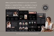 Coaching Website Canva Template, a Landing Page Template by vectorocean (Thumbnail 6 of 11)
