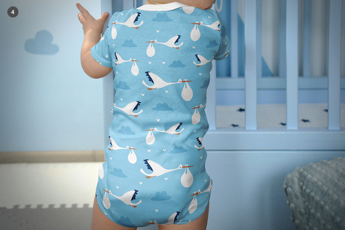 Baby Shortsleeve Growsuit Mock-ups, a Print Template by BlackMocca (Photo 8 of 18)