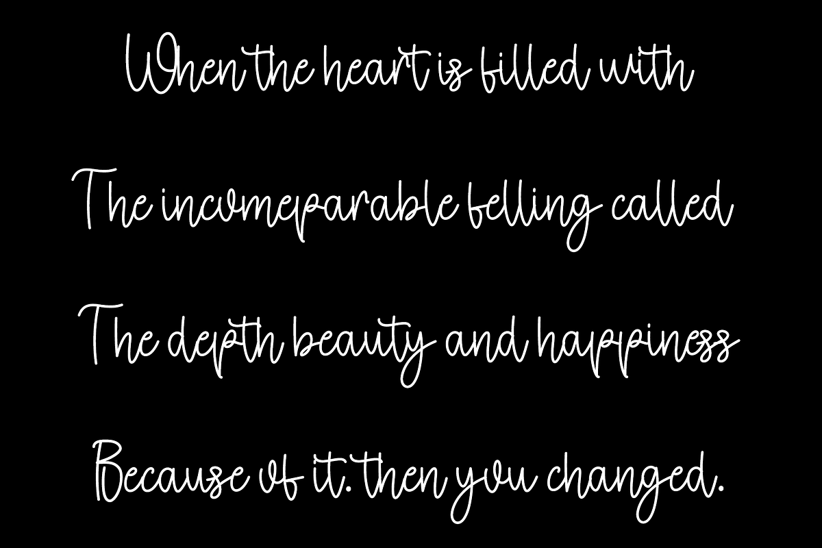 Aesthetic, a Handwritten Font by FreshTypeINK (Photo 5 of 6)