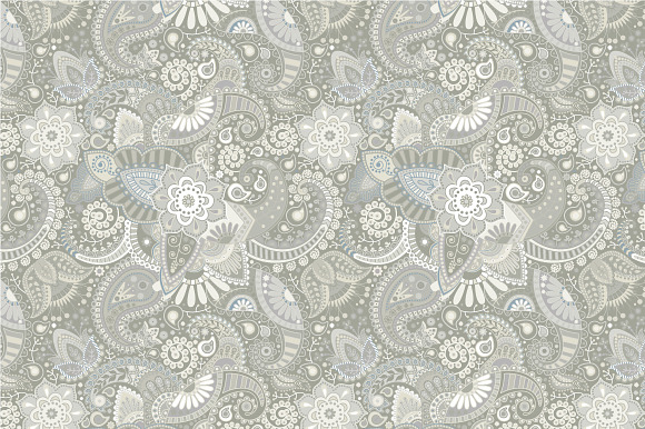 Seamless Neutral Ethnic Patterns