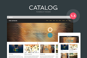 Catalog Tumblr Theme, a Websites & App Template by Themelantic