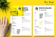 Modern Resume Bundle / CV - Evelyn, a Resume Template by Templates Design Co. (Thumbnail 3 of 17)