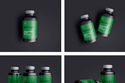 Supplement Bottle Mockups, a Packaging Mockup by Graphicsfuel (Thumbnail 12 of 12)