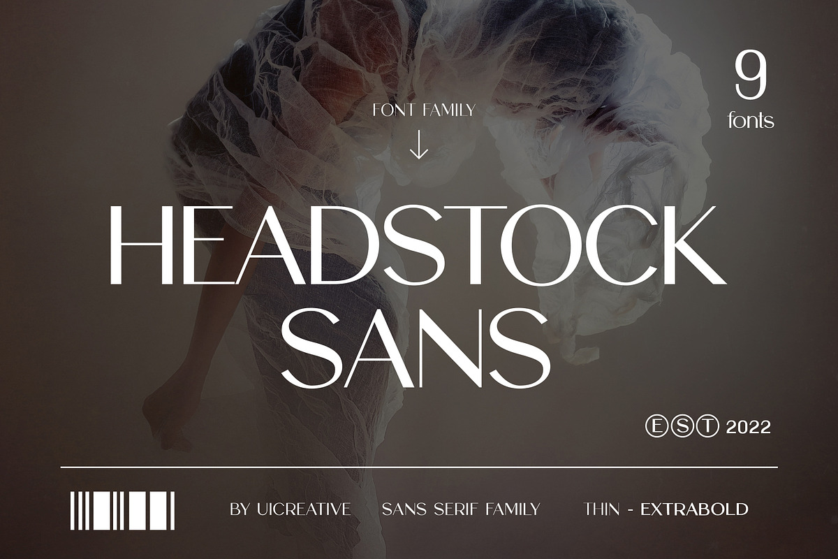 Headstock Sans Serif Family Font, a Sans Serif Font by UICreative (Photo 1 of 13)