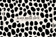 Black Brush Dots, a Pattern Graphic by MalyskaStudio (Thumbnail 1 of 9)