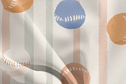 Kids Vintage Baseball Seamless Patte, a Pattern Graphic by Pati Charm Studio (Thumbnail 6 of 7)
