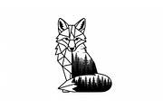 Fox Forest Silhouette Vector Bundle, an Illustration by Creativeshirt (Thumbnail 14 of 31)