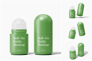 Roll-on Bottle Mockup Vol.2, a Packaging Mockup by Akebareee