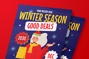 Winter Season Good Deals Flyer Set, a Flyer Template by Annora Studio (Thumbnail 2 of 6)