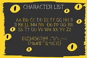 Black Cat Whiskers - Halloween Serif, a Serif Font by Paperly Studio (Thumbnail 7 of 8)