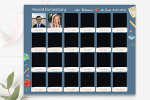 8x10 Class Composite Template