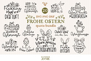German Easter SVG Quote Bundle, an Object Graphic by IllustratorAnnie (Thumbnail 1 of 9)