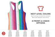 Next Level 6633 Racerback Mockups, a Shirt Mockup by Brent Galloway (Thumbnail 2 of 5)