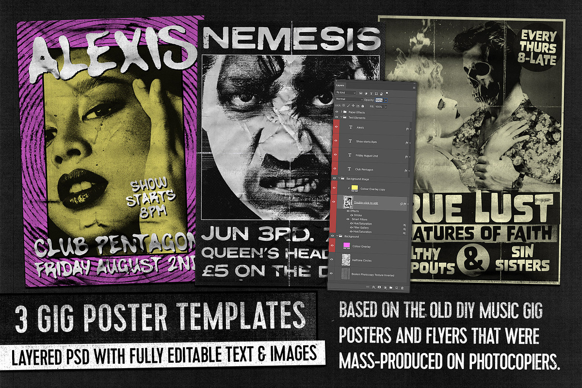 Copy Shop Photocopy Effects Kit, a Brushes & More by Spoon Graphics (Photo 4 of 7)