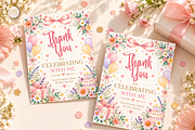 Birthday Thank You Favor Tag Canva, a Marketing Template by KennedyStudio (Thumbnail 1 of 6)