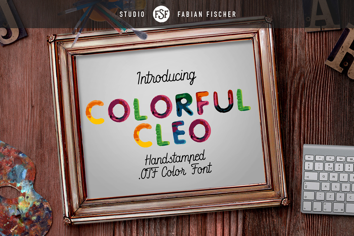 Colorful Cleo - Color Font