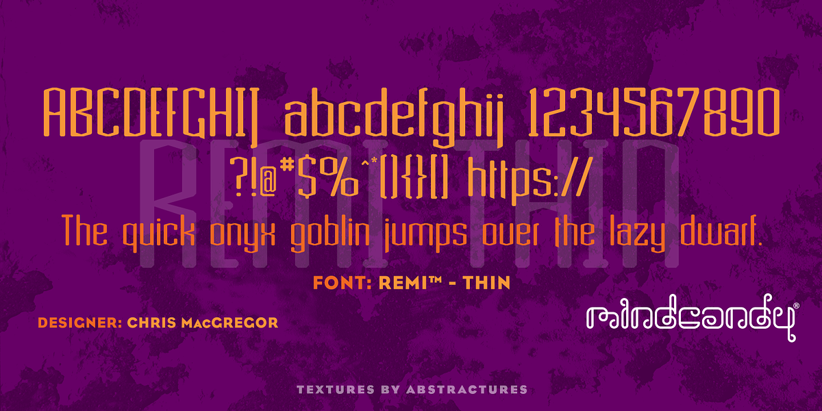Remi™, a Sans Serif Font by MINDCANDY (Photo 2 of 3)