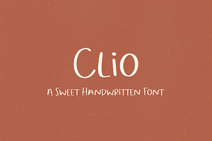 Clio // A Sweet Handwritten Font