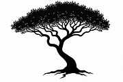 Wild Forest Tree Clipart Set, an Illustration by balal (Thumbnail 16 of 20)