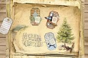 Coffee Lover's Christmas Gift Tags, a Seasonal Illustration by AlexandHer Digital Art (Thumbnail 4 of 4)