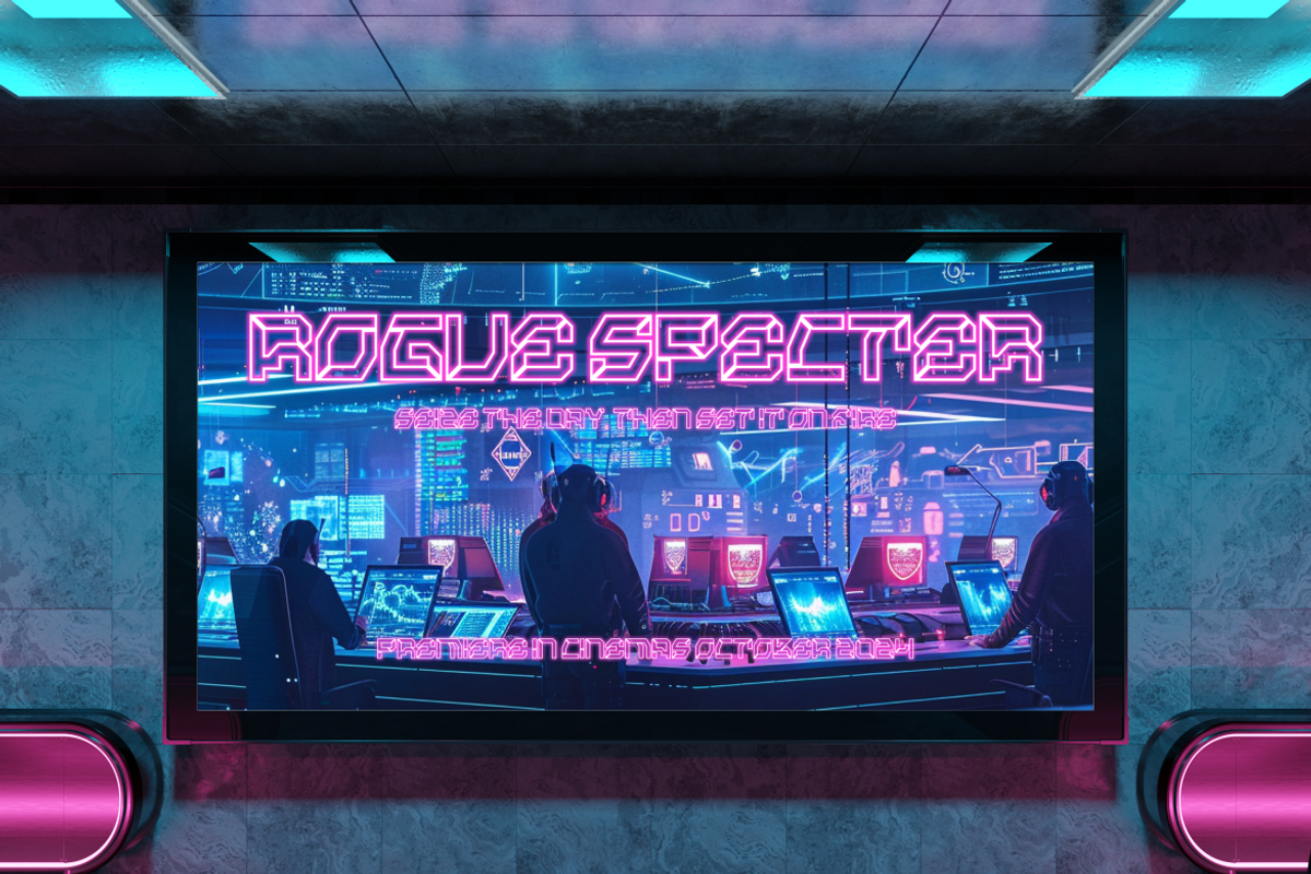 Spectra Volt - Cyberpunk Font, a Font by PutraCetol Studio (Photo 5 of 11)